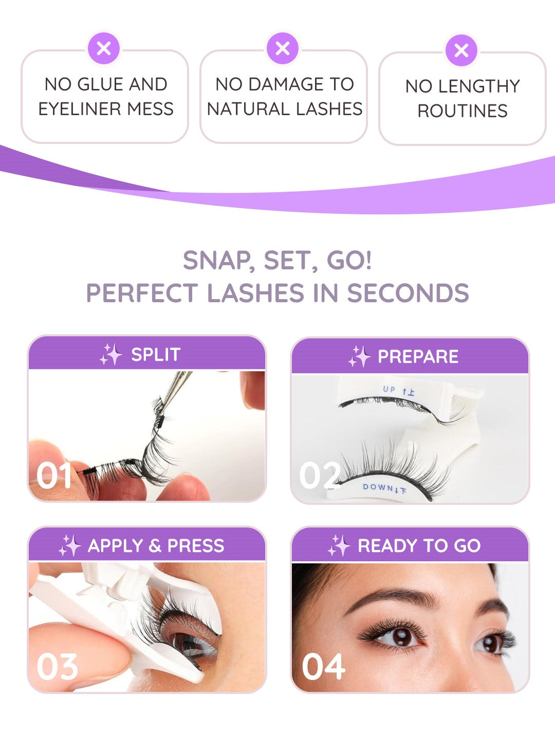ElaraCraft™ Magnetic Lashes